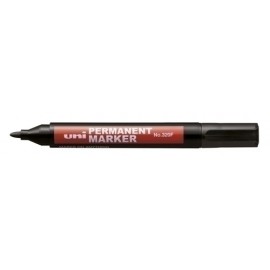 ROTUL.UNI NO.320F MARKER 3,0 mm NEGRO - Pack de 12 unidades