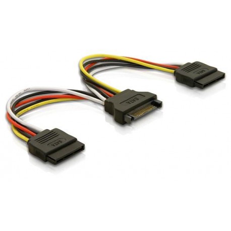 DELOCK Cable Alimentacion 1 SATA A 2 SATA