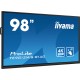 iiyama PROLITE Pizarra de caballete digital 2,49 m (98'') LED Wifi 400 cd / m² 4K Ultra HD