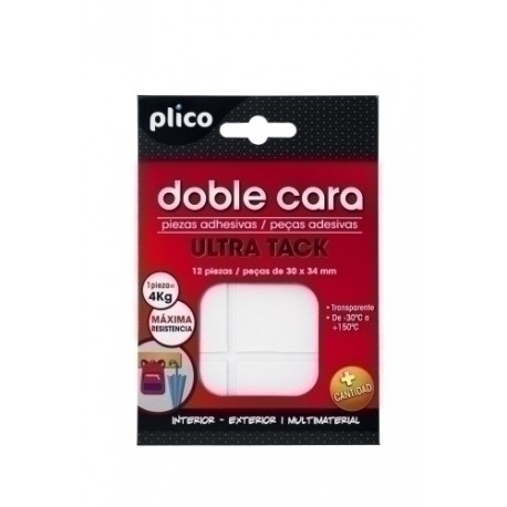 CINTA DOBLE CARA PLICO 30x34 ULTRA TACK