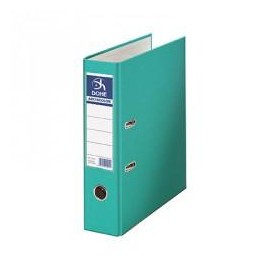 DOHE ARCHIVADOR PALANCA A-4 LOMO ANCHO RADO VERDE CLARO -12U-