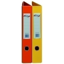 CARPETA PARDO PVC Fº 2 AN.40 MX AMARILLO