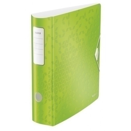 ARCHIVADOR LEITZ WOW A4 180º 80mm VERDE - Pack de 5 unidades