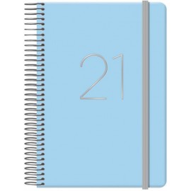 AGENDA GLOSS DÍA PÁGINA 12,5 X 18 CM AZUL DOHE 12572