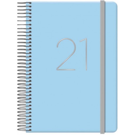 AGENDA GLOSS DÍA PÁGINA 12,5 X 18 CM AZUL DOHE 12572