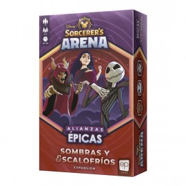 Juego de mesa disney sorcerer arena sombras y escalofrios expansion edad recomendada 13 años