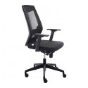 SILLA ROCADA RD-908-4 RESPALDO MALLA/ASIENTO NEGRO