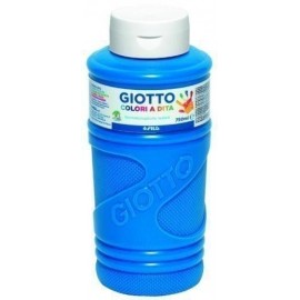 GIOTTO PINTURA DE DEDOS DE 750 ML COLOR AZUL CYAN