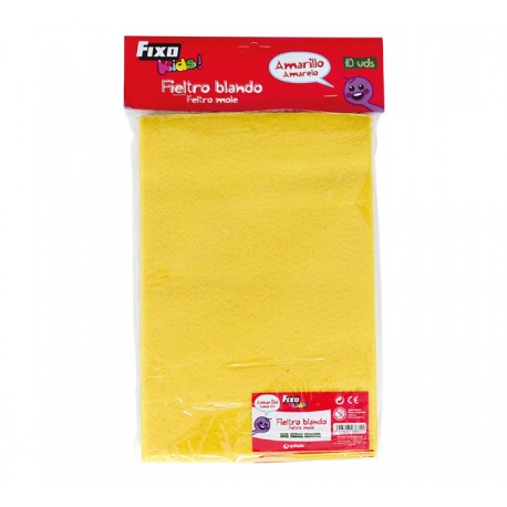 B.10U FIELTRO FIXO 20X30 AMARILLO 00040060