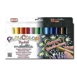 TEMPERA PLAYCOLOR MET. POCKET C/12