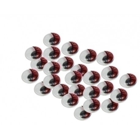 OJOS MOVILES SMART ROJO 15 mm. PACK 30