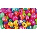 ABALORIOS PLASTICO FIXO CORAZONES 40gr.