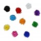 POM POM COLORES BRILLANTES 5 cm. PACK 52