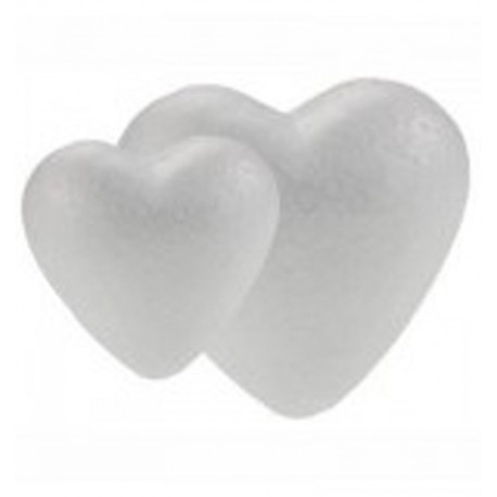 CORAZONES POLIESPAN FIXO 9,4 cm. PACK 6