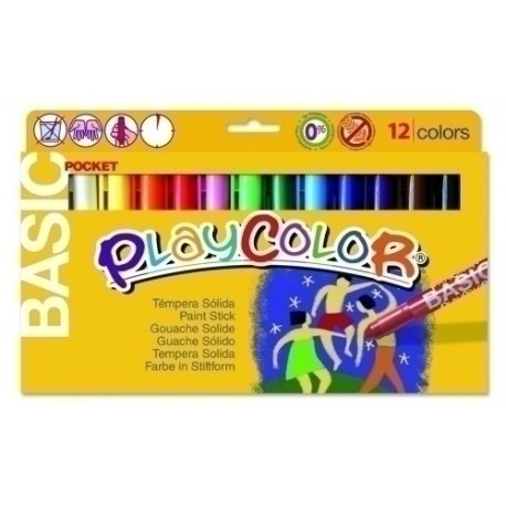 TEMPERA PLAYCOLOR BASIC POCKET C/12