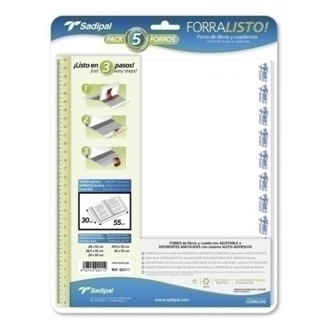 FORRO AJUST.SADIPAL 30x55 BLISTER 5 - Pack de 25 unidades