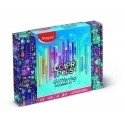 MAPED KIT DE COLOREADO BRILLANTE GLITTERING COLORES SURTIDOS