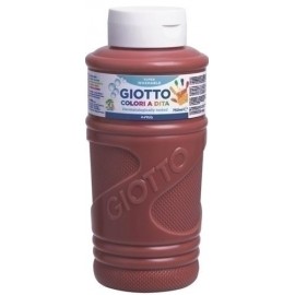 GIOTTO PINTURA DE DEDOS DE 750 ML COLOR MARRON