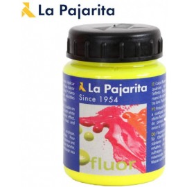 PINTURA FLUORESCENTE F-01 AMARILLO CANARIO. 75ML LA PAJARITA 116716