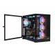 TALIUS CAJA PC GAMING ZEUS BLACK. VENTANA CRISTAL TAL-ZEUS