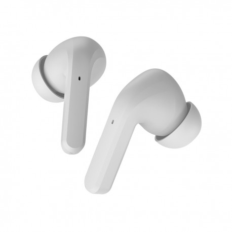 Muvit io auriculares smart true wireless enc - anc (cancelación activa de ruido) blanco