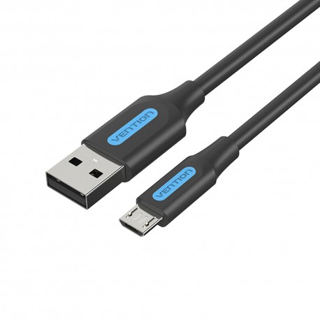 Vention Cable USB 2.0 3A COLBH/ USB Macho - MicroUSB Macho/ 2m/ Negro