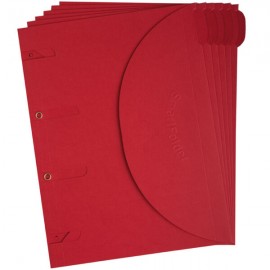 Tarifold 130302 carpeta Cartón Rojo A4