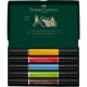 Faber-Castell 162005 marcador 5 pieza(s) Azul, Verde, Rojo, Sepia, Amarillo