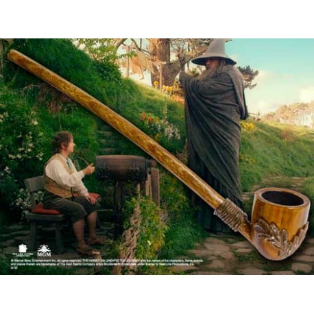 Replica the noble collection l hobbit pipa bilbo bolson de 23 cm