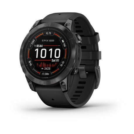 Garmin epix Pro (Gen 2) 3,3 cm (1.3'') AMOLED 47 mm Digital 416 x 416 Pixeles Pantalla táctil Gris Wifi GPS (satélite)