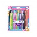 Papermate Flair Candy Pop Bolígrafo de gel con tapa Medio Multicolor 24 pieza(s)