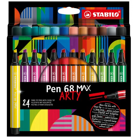 STABILO Pen 68 MAX rotulador Colores surtidos 24 pieza(s)