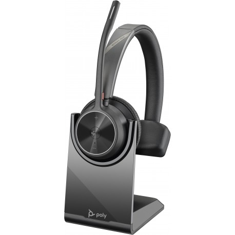 HP Auriculares Poly VOYAGER 4310-M certificados para Microsoft Teams con base de carga