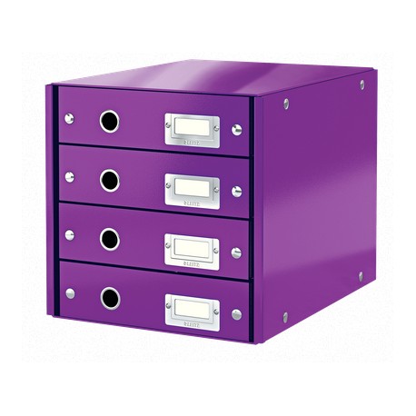 LEITZ - Leitz 60490062 archivador organizador Cartón, Tablero de fibra Púrpura - 60490062