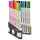 STABILO Pen 68 brush ARTY rotulador Colores surtidos 20 pieza(s)