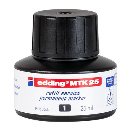 Edding MTK 25 recambio para marcador Negro 25 ml 1 pieza(s)