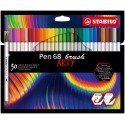 STABILO - STABILO Pen 68 brush ARTY rotulador Colores surtidos 30 pieza(s) - 568/30-21-20