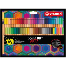 STABILO - STABILO Point 88 ARTY rotulador de punta fina Multicolor 65 pieza(s) - 8865-21-20