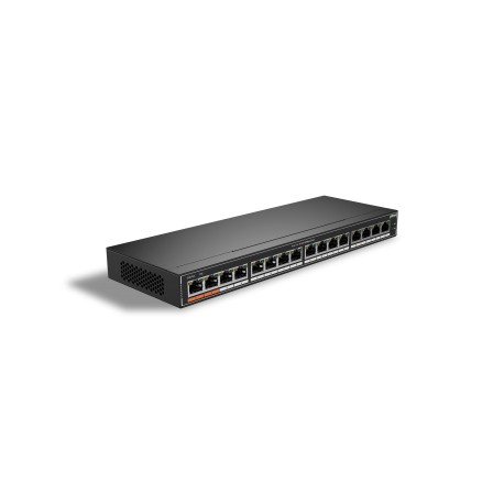 Dahua Technology DH-SG1016P switch No administrado Gigabit Ethernet (10/100/1000) Energía sobre Ethernet (PoE) Negro