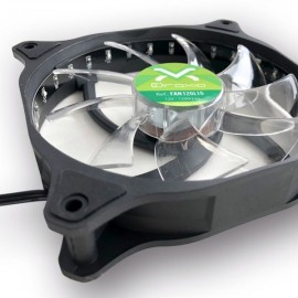 3GO - 3GO FAN12ARGB sistema de refrigeración para ordenador Carcasa del ordenador Ventilador 12 cm Negro - fan12argb