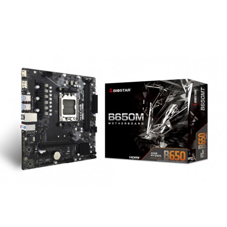 Biostar B650MT placa base AMD B650 Zócalo AM5 micro ATX