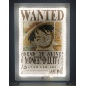 MADCOW ENTERTAINMENT - Lampara led neon teknofun madcow entertainment wanted one piece luffy 40 cm - SD811642