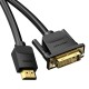 VENTION - Vention Cable Conversor ABFBG/ DVI-D Macho - HDMI Macho/ 1.5m/ Negro - ABFBG