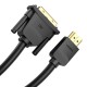 VENTION - Vention Cable Conversor ABFBG/ DVI-D Macho - HDMI Macho/ 1.5m/ Negro - ABFBG