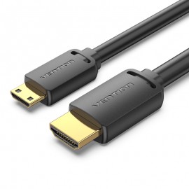 VENTION - Vention Cable HDMI 4K AGHBG/ HDMI Macho - Mini HDMI Macho/ 1.5m/ Negro - AGHBG