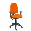 Silla Ayna S bali naranja oscuro con brazos regulables