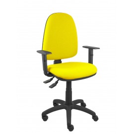 Silla Ayna S bali amarillo con brazos regulables