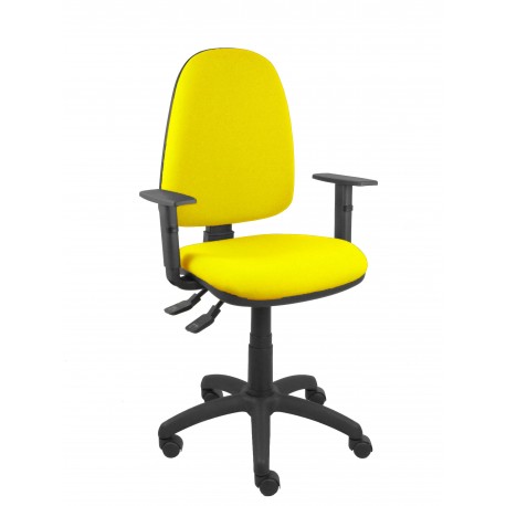 Silla Ayna S bali amarillo con brazos regulables