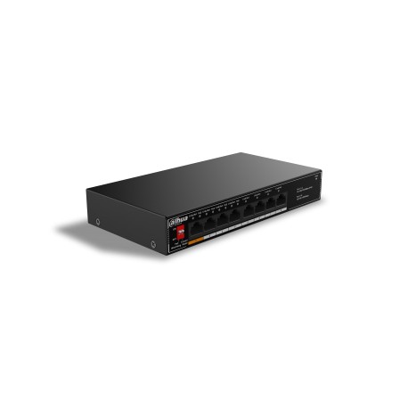 Dahua Technology DH-SG1008LP switch No administrado Gigabit Ethernet (10/100/1000) Energía sobre Ethernet (PoE) Negro