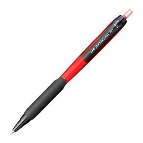 UNI-BALL - UNIBALL ROLLERBALL JETSTREAM 101  SXN-101 RETRÁCTIL ROJO -12U- - 140384000